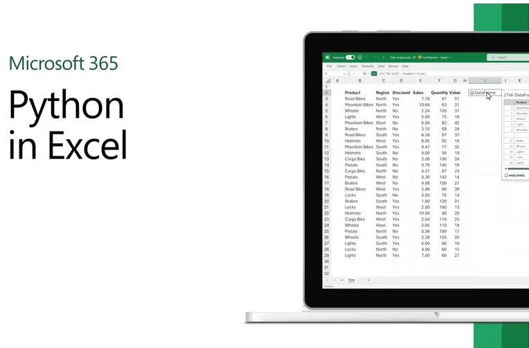 การติดตั้งใช้งาน Python ใน Excel